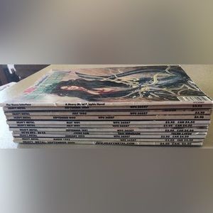 Heavy Metal Magazines. Vintage collectors item.